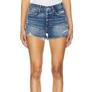 AGOLDE PARKER SHORTS IN DARK SWAP MEET